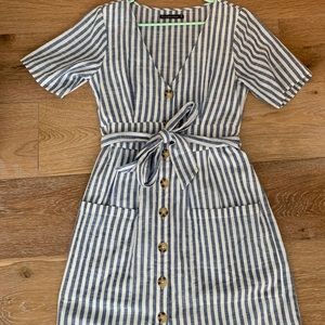 abercrombie button up dress